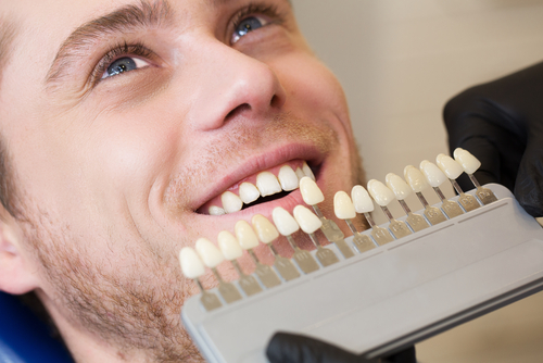 Man in dental chair