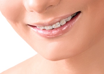 Woman smiling